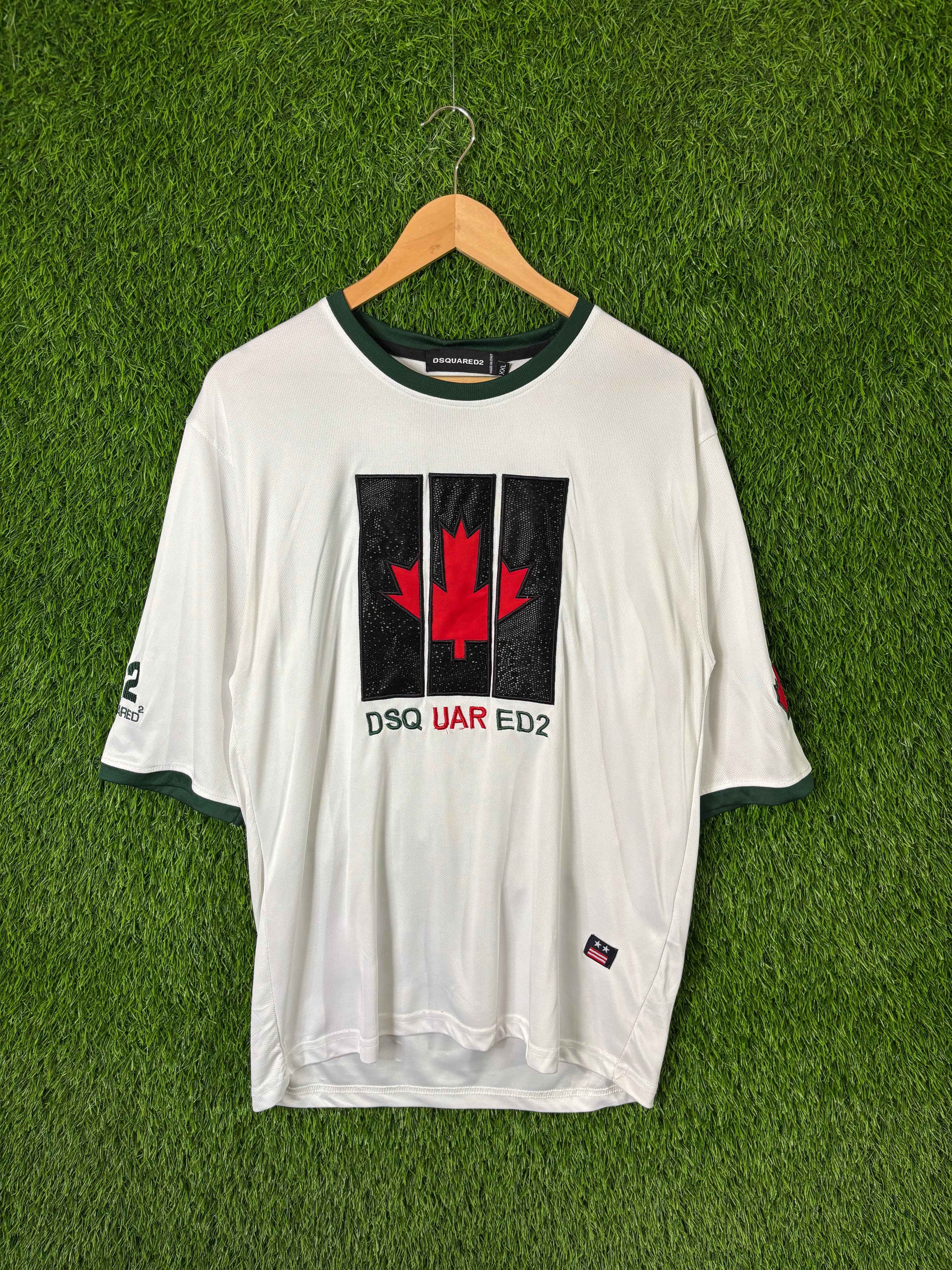Half Sleeve Jerseys Vintage Streetwear Dsquared 64