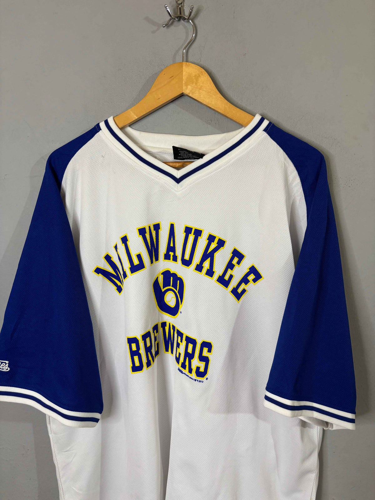 Half Sleeve Jerseys Vintage Streetwear Milwaukee Brewers