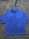 Callaway Royal Blue Quarter Zip Golf Pullover – Size XL