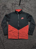 Nike Black and Red Full Zip Track Jacket – Size Youth XS