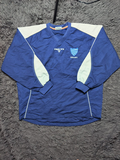 Force XV Blue and White V Neck Rugby Training Top – Size XXL