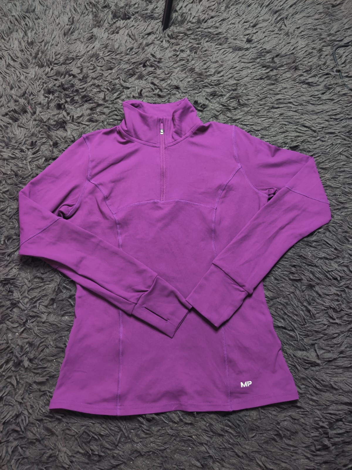 MP Purple Quarter Zip Training Top – Size S