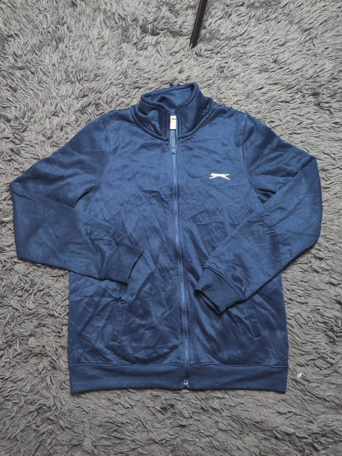 Slazenger Navy Blue Full Zip Track Jacket – Size M