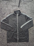 Unbranded Black and Grey Full Zip Track Jacket – Size L