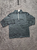 Unbranded Charcoal Patterned Quarter Zip Pullover – Size L