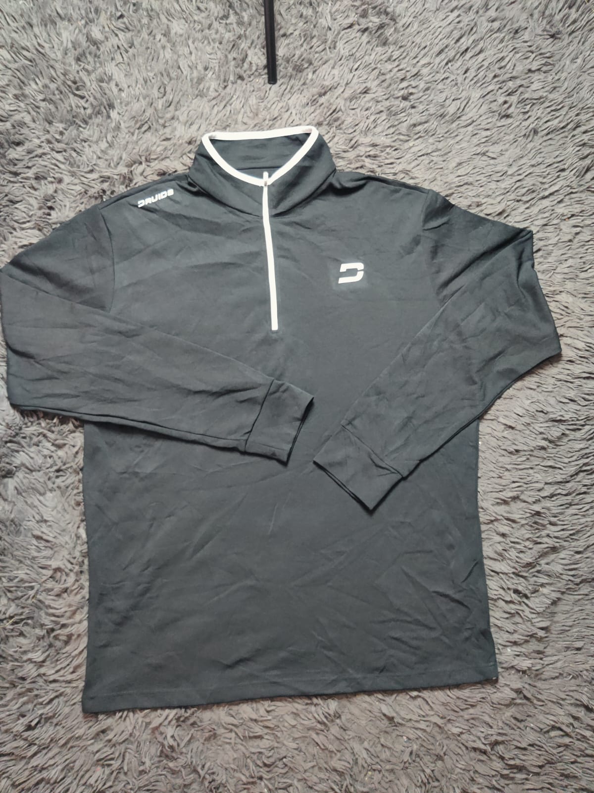 Druids Black Quarter Zip Sports Pullover – Size 3XL