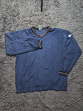 Unbranded Navy V Neck Sports Pullover – Size XL